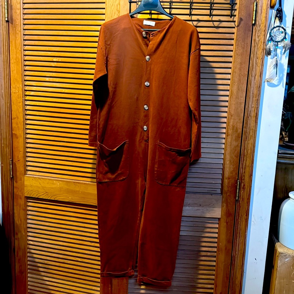 Zara kids, ginger bread jumpsuit sz14/16